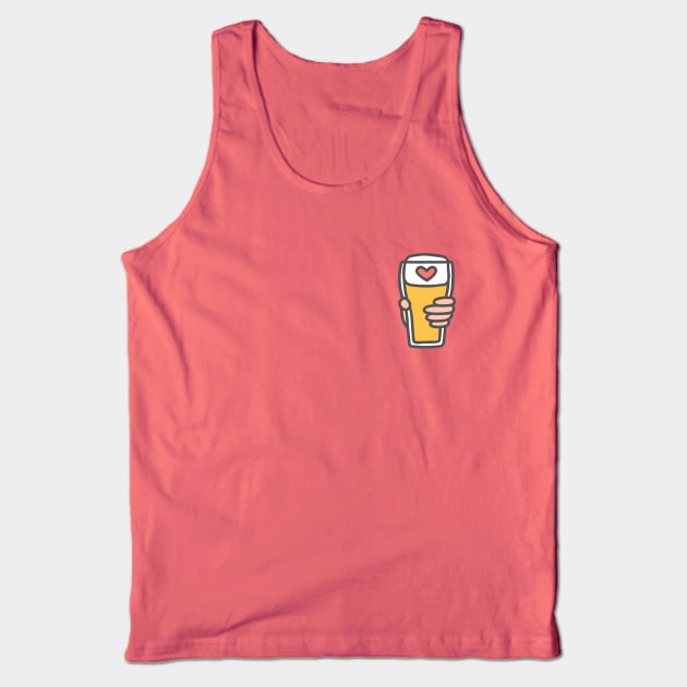 Beer Lover <3 Tank Top by Ashleigh Green Studios